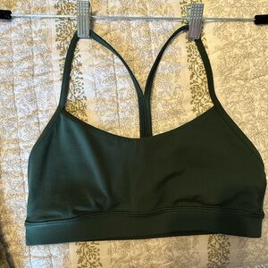 Lululemon Legacy Green, size 8, flow Y Bra Nulu